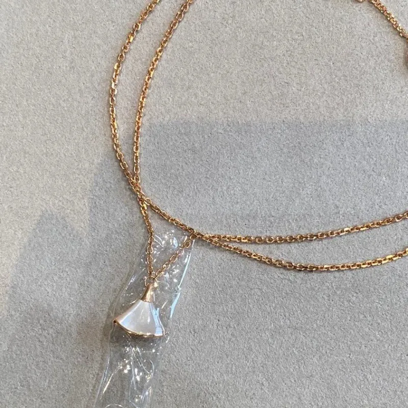 Fan Motif Layered Chain Bracelet | Delicate Fan Pendant Wristband for Women