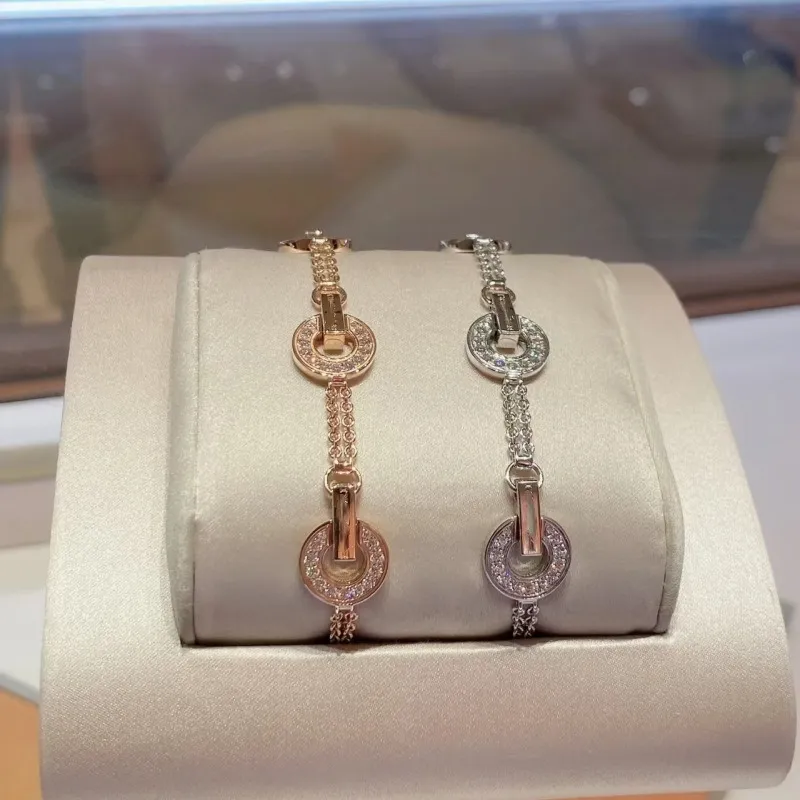 Fan Motif Layered Chain Bracelet | Delicate Fan Pendant Wristband for Women
