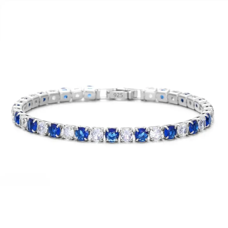 Sparkling Round Cubic Zirconia Tennis Bracelet | Classic CZ Chain for Men & Women