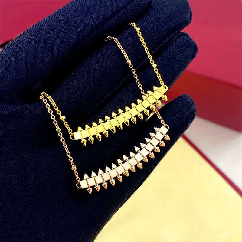 Studded Geometric Bar Pendant Necklace | Punk Chic Chain
